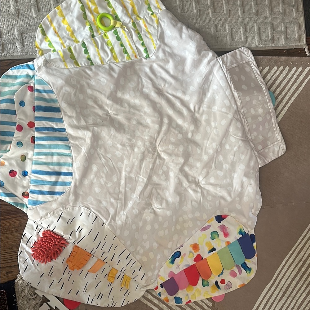 Colorful Baby Play Mat- lovevery mat and 2 additional hanging toys come with it.